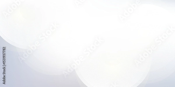 Fototapeta Modern grey background with dynamic circle lines abstract modern art design