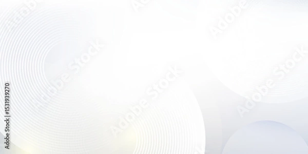Fototapeta Modern grey background with dynamic circle lines abstract modern art