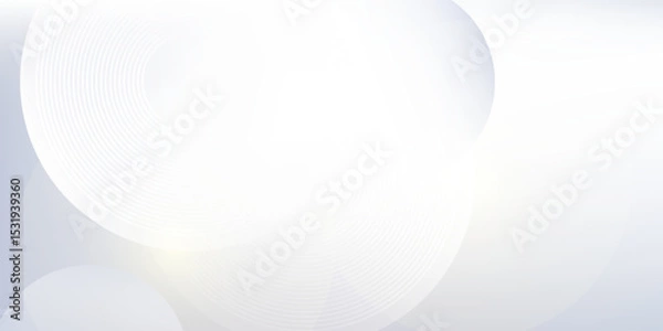 Fototapeta Modern grey background with dynamic circle lines abstract modern