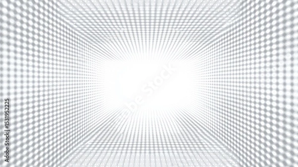 Fototapeta Abstract geometric pattern white background