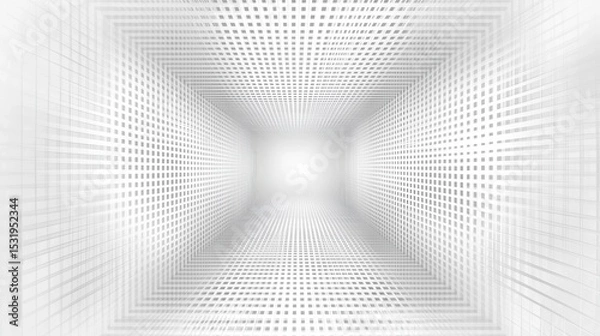 Fototapeta Abstract geometric pattern white background