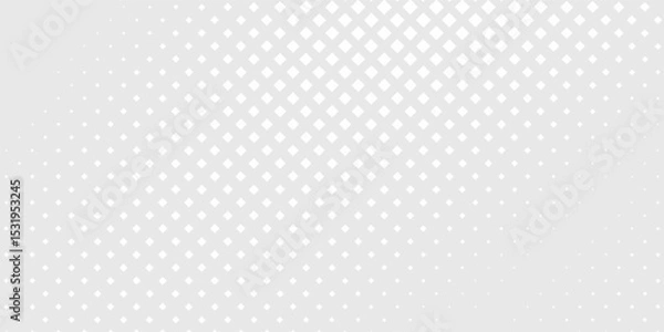Fototapeta Vector dot white gray wave light technology texture background. Abstract big data digital concept art simple modern