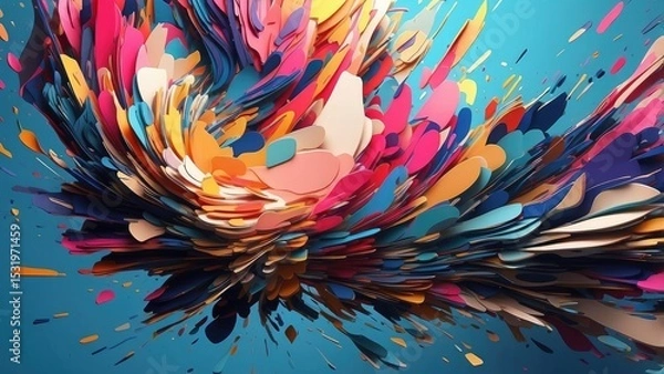 Obraz Colorburst Stripes
