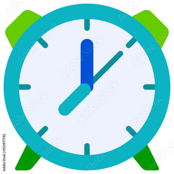 Fototapeta hours flat icon