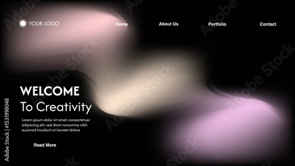 Obraz vector illustration of an abstract background