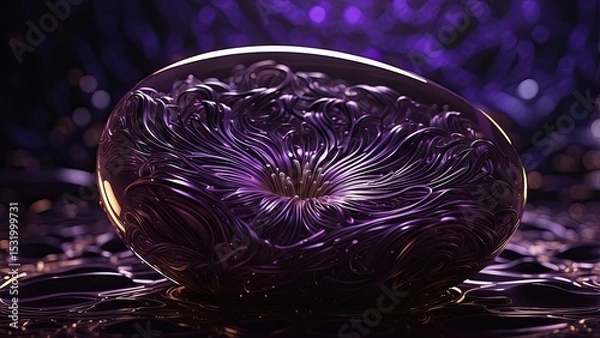 Fototapeta Abstract Iris in a Futuristic Design