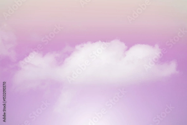 Fototapeta Sky and clouds in pastel tones.