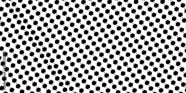Fototapeta Seamless pattern with geometric shape. Black and White Geometric Pattern Background .