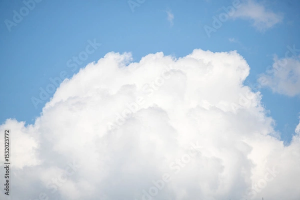 Fototapeta A large white cloud in the sky