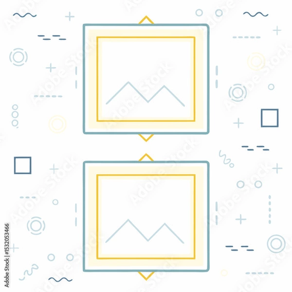 Fototapeta vector illustration of mail envelope