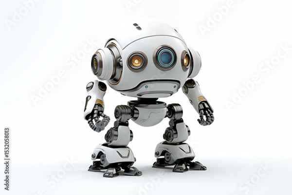 Fototapeta small robot