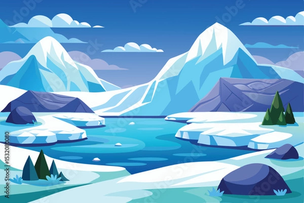 Fototapeta Arctic tundra