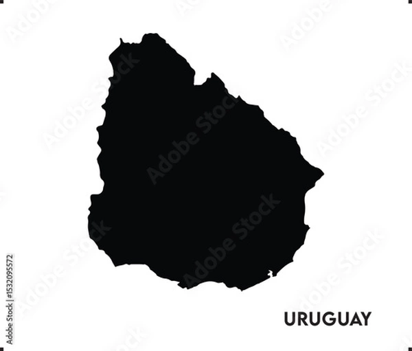Fototapeta Uruguay icon vector design, Uruguay Logo design, Uruguay's unique charm and natural wonders, Use it in your marketing materials, travel guides, or digital projects, Uruguay icon logo design vector art