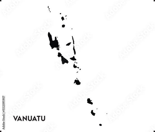 Fototapeta Vanuatu icon vector design, Vanuatu Logo design, Vanuatu's unique charm and natural wonders, Use it in your marketing materials, travel guides, digital projects, Vanuatu icon logo design vector art