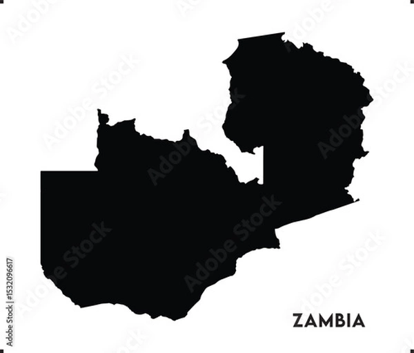 Fototapeta Zambia icon vector design, Zambia Logo design, Zambia's unique charm and natural wonders, Use it in your marketing materials, travel guides, or digital projects, Zambia icon logo design vector art