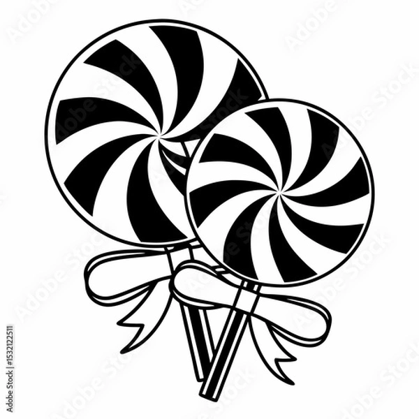 Fototapeta black and white abstract vector