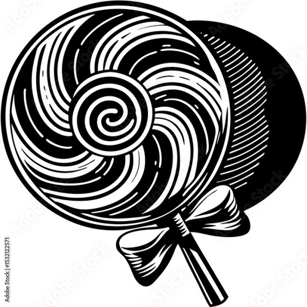 Fototapeta vector illustration of a spiral