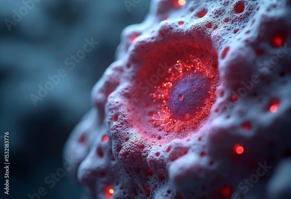 Fototapeta Virus swarm art reappears