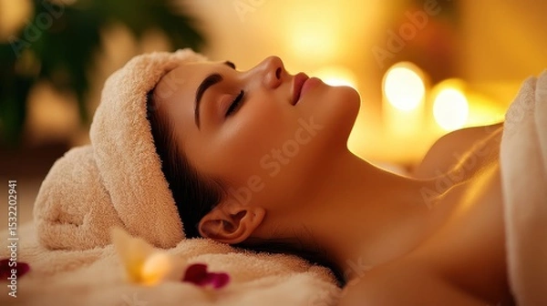 Obraz regular spa visits improve sleep quality by calming the nervous system and reducing physical and mental stress, promoting restorative rest.