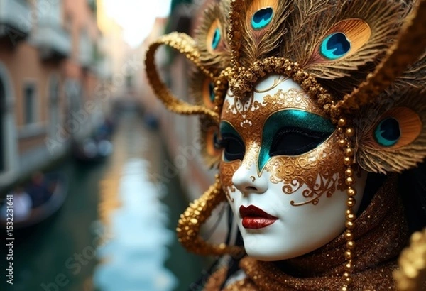 Obraz Venetian Masked Character Images