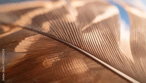 Obraz Sparrow Feather in Cold Air