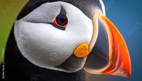 Obraz Colorful Puffin Beak
