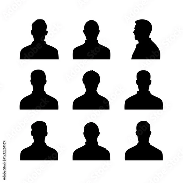 Obraz set of people icons