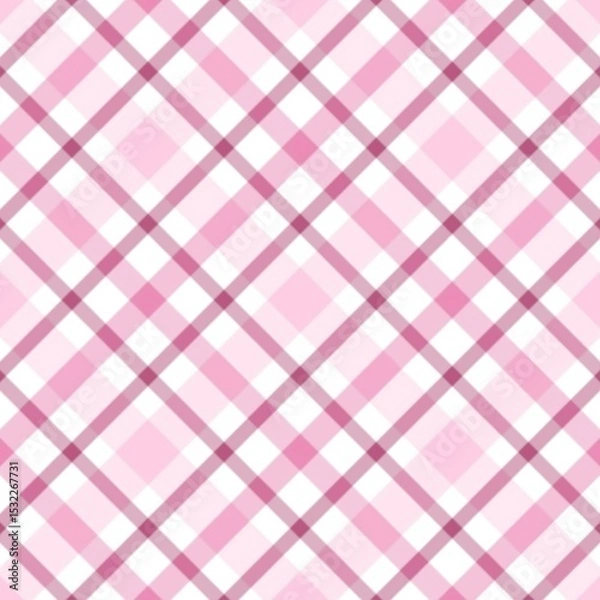 Obraz red and white checkered pattern