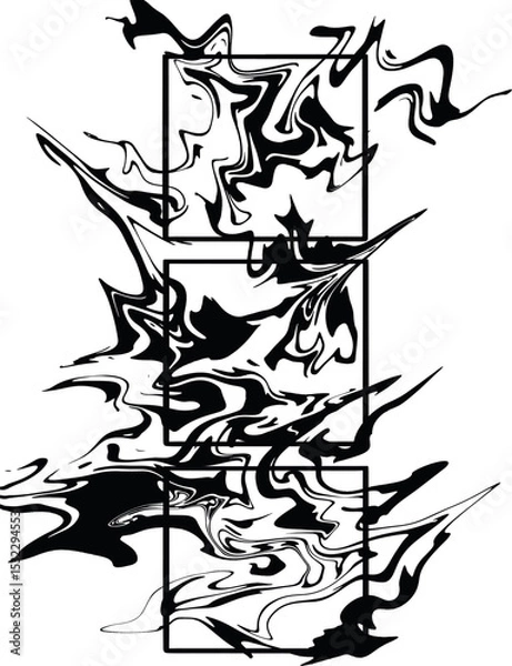 Obraz black and white background