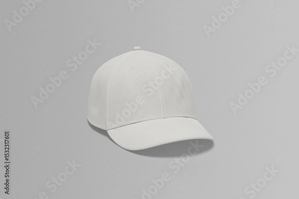 Obraz Blank baseball cap isolated on white background