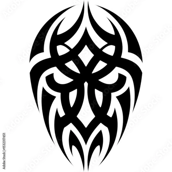 Fototapeta Abstract Tribal Pattern Design Element