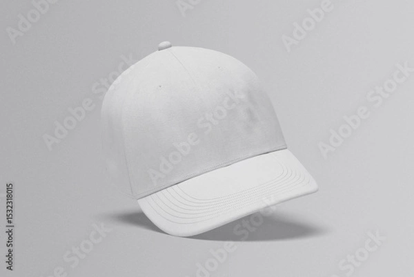 Obraz Blank baseball cap isolated on white background