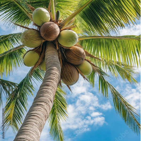 Obraz coconut palm tree