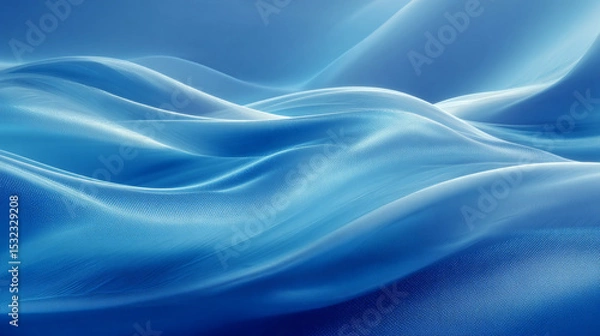 Fototapeta Stunning Blue Abstract Texture: Serene Waves and Glimmering Light