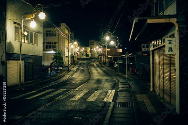 Fototapeta The night after the rain