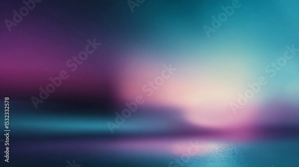 Fototapeta Vibrant Gradient Background: Teal, Purple, and Pink Hues for Design Projects