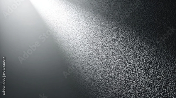 Fototapeta Dramatic Spotlight on Textured Surface: Abstract Grey Background