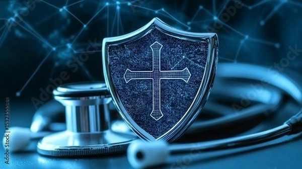 Fototapeta Advanced Cyber Defense Strategies for Healthcare Protecting Patient Data and Clinical Integrity