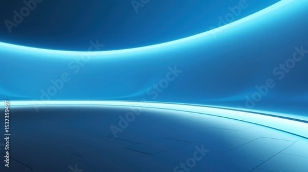 Fototapeta Free abstract dark background minimal futuristic vibrant glowing wave architectural space wallpaper backdrop