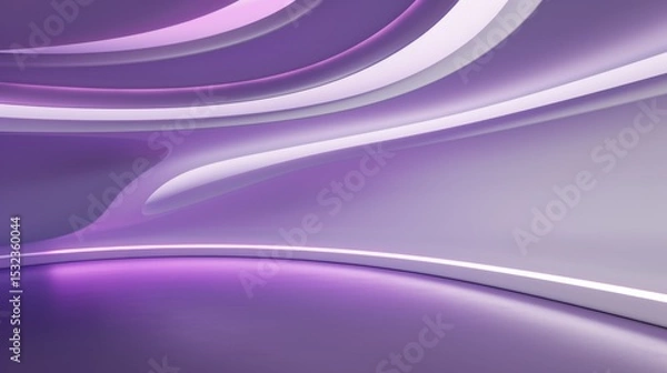Fototapeta Free abstract dark background minimal futuristic vibrant glowing wave architectural space wallpaper backdrop
