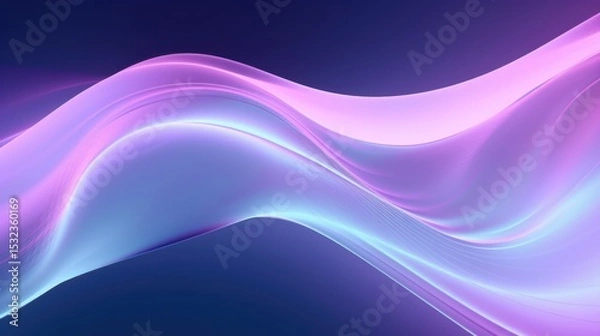 Fototapeta Free abstract dark background minimal futuristic vibrant glowing wave architectural space wallpaper backdrop