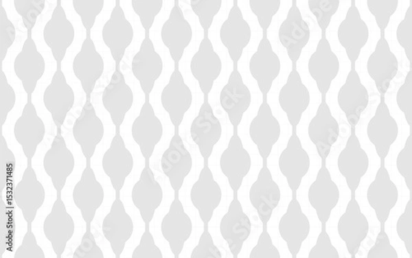 Fototapeta Geomatric seamless pattern aesthetic monochrome groovy 70's creative black white decorative ornamental vector texture background paper print