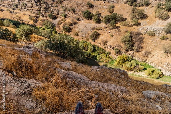 Obraz View into Rawandiz (also Rawanduz) canyon in Kurdistan Region of Iraq