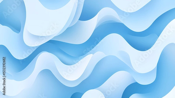 Obraz Abstract Blue Wave Background Design