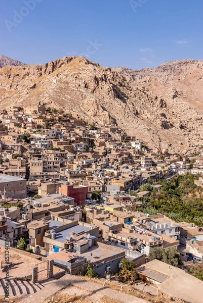 Obraz View of Akre town, Kurdistan Region of Iraq