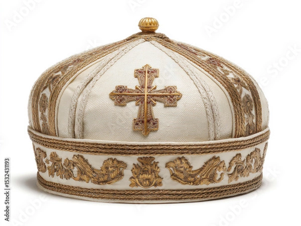 Fototapeta Exquisite ceremonial crown showcasing intricate design and craftsmanship