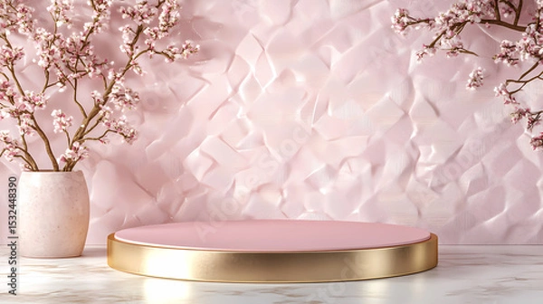 Obraz Pink Blossom Display Podium
