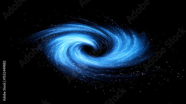 Obraz Spiral Galaxy Nebula in the Cosmic Void
