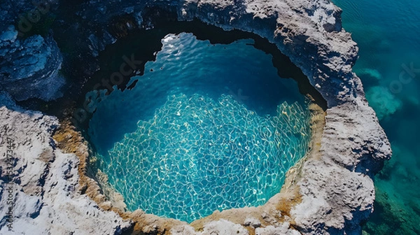 Fototapeta USA - Yellowstone NP, prismatic pool