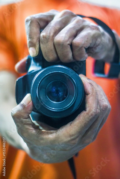 Obraz photographer in action